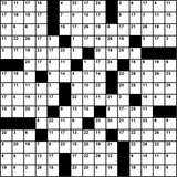 American 15x15 codeword puzzle no.322