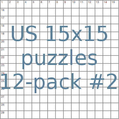 American 15x15 puzzles 12-pack no.2