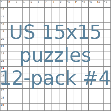 American 15x15 puzzles 12-pack no.4