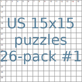American 15x15 puzzles 26-pack no.1