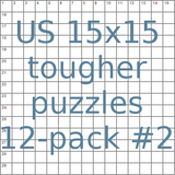 American 15x15 tougher puzzles 12-pack no.2