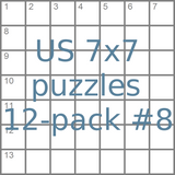 American 7x7 mini-puzzles 12-pack no.8