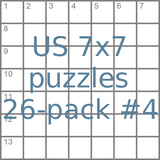 American 7x7 mini-puzzles 26-pack no.4