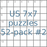 American 7x7 mini-puzzles 52-pack no.2